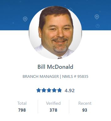 Bill McDonald Review Rating 4.92 8-23-22